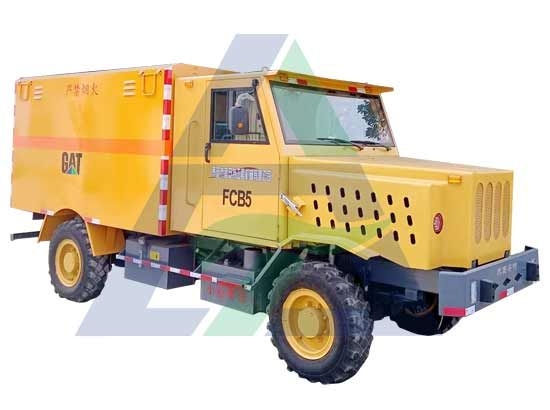 FCB-5地下柴油機(jī)無(wú)軌防爆器材運(yùn)輸車